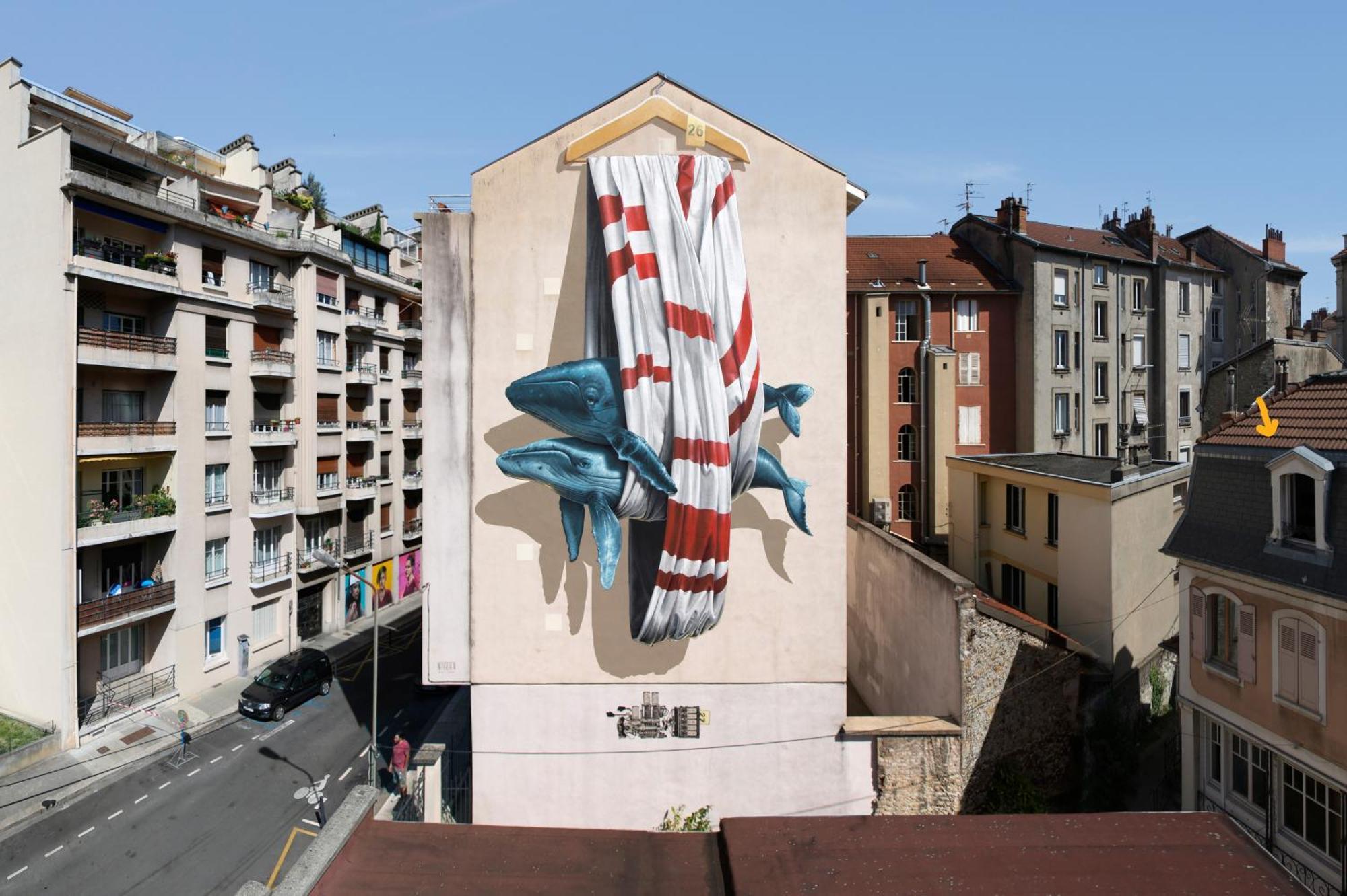 Les Baleines - Hypercentre 2 Chambres Avec Garage Et Clim - Air Conditioning Grenoble Zewnętrze zdjęcie